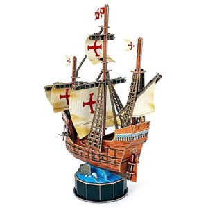 Cubic Fun - Puzzle 3D Nava Santa Maria 93 Piese - Img 2
