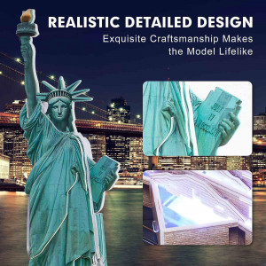 CUBICFUN - PUZZLE 3D STATUIA LIBERTATII EDITIE LUMINOASA 79 PIESE - Img 3
