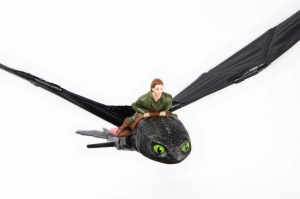 Cum Sa Iti Dresezi Dragonul Figurina Dragon Toothless Zburator Cu Telecomanda - Img 8