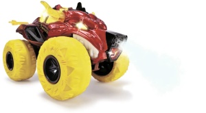 Dickie Masina De Teren Flaming Fire Monster Cu Lumini Sunete Suspensii Si Functie Abur 25Cm - Img 5
