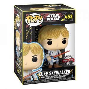 Figurina Funko POP! Star Wars: Retro Series - Luke Skywalker, 9 cm - Img 2