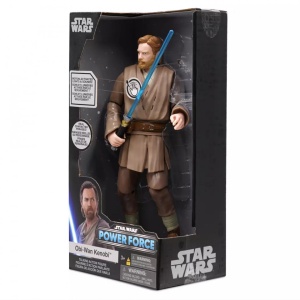 Figurina interactiva premium Obi-Wan Kenobi, Star Wars, lumini si sunete activate de miscare, 25 cm - Img 6