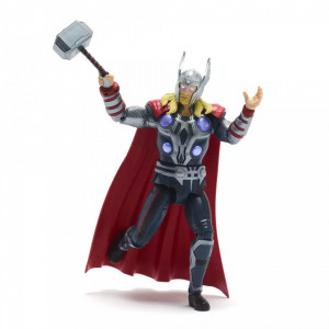 Figurina interactiva premium Thor: Love and Thunder, lumini, sunete si fraze activate de miscare, 25 cm - Img 2