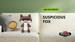 Fuggler - Jucarie de plus, 23 cm - Ciudateii cu fata de part, Suspicious Fox - Chase - Img 2