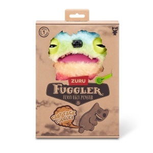 Fuggler - Jucarie de plus, 23 cm - Ciudateii cu fata de part, Wide eyed Weirdo – Multi - Img 4