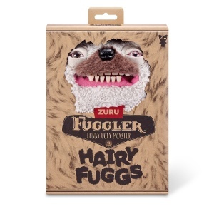 Fuggler - Jucarie de plus, 23 cm - Ciudateii cu par, Old Tooth - Moustache - Grey - Img 4