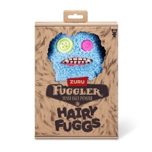 Fuggler - Jucarie de plus, 23 cm - Ciudateii cu par, Sasquoosh - Tuft - Blue - Img 4