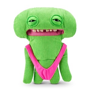 Fuggler - Jucarie de plus, 23 cm - Ciudateii in vacanta, Smiley O Riley - green - Img 1