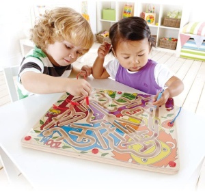 Hape Labirint Magnetic Zoo'M - Distractie La Dublu - Img 3