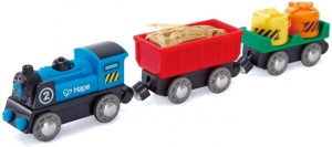 Hape Tren Marfar Cu Doua Vagoane - Img 2