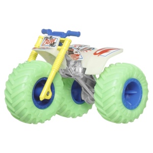 Hot Wheels Monster Truck Glow In The Dark Masinuta Tri To Crush Me Scara 1 La 64 - Img 4