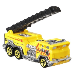Hot Wheels Monster Truck Si Masinuta Metalica 5 Alarm - Img 3