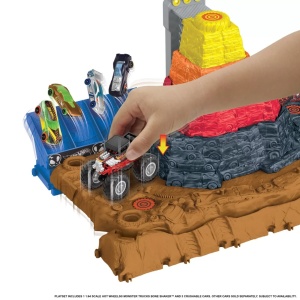 Hot Wheels Monster Trucks Arena Smashers Bone Shaker Arena Ultimate Crush - Img 6