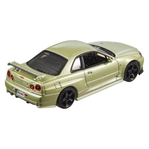 Hot Wheels Premium Real Riders Masinuta Metalica Nissan Skyline Gt-R Scara 1:43 - Img 3