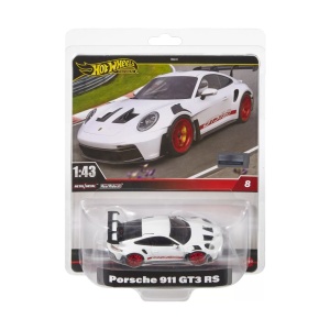 Hot Wheels Premium Real Riders Masinuta Metalica Porsche 911 Gt3 Rs Scara 1:43 - Img 1