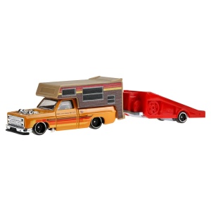 Hot Wheels Track Fleet Masina Flota Chevy Silverado Driftcation Scara 1 La 64 - Img 5