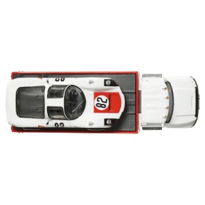 Hot Wheels Transportator Carry On Cu Masinuta Porsche Carrera 906 Scara 1:64 - Img 5