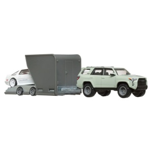 Hot Wheels Transportator Toyota 4Runner Cu Masinuta Toyota Supra Scara 1:64 - Img 4