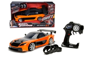 Jada Fast And Furious Masinuta Rc Cu Telecomanda Hans Mazda Rx 7 Scara 1 La 10 - Img 5