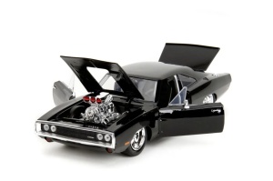 Jada Fast And Furious Set Figurina Dom Si Masinuta Metalica Dodge Charger 1970 Scara 1 La 24 - Img 8
