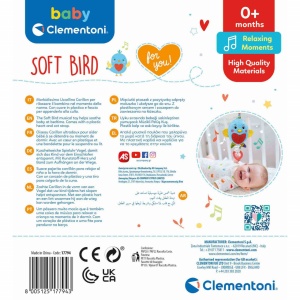 Jucarie Clementoni pentru bebe - Pasare Muzicala De Plus - Img 4
