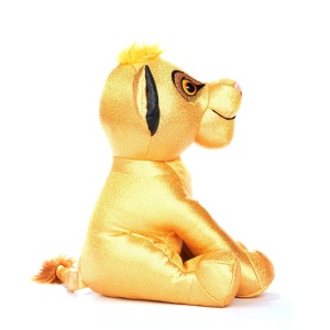 Jucarie de plus cu sclipici si sunete, Simba, Colectia Disney 100, 28 cm - Img 3