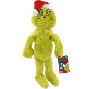 Jucarie din plus Grinch cu fes, 25/36 cm - Img 3