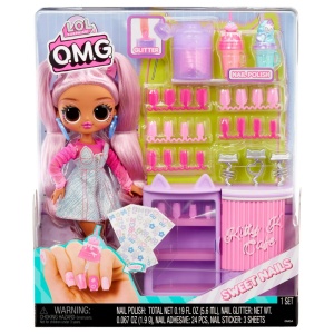 L.O.L. Surprise! Omg Sweet Nails Kitty K Café Set Papusa Cu Accesorii - Img 3