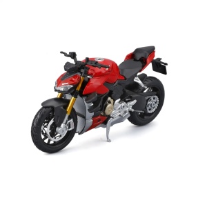 Maisto Motocicleta Metalica Cu Stand Editie Speciala Ducati Super Naked Scara 1 La 18 - Img 2