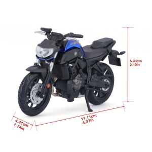 Maisto Motocicleta Metalica Editie Speciala Yamaha Mt07 Scara 1 La 18 - Img 6