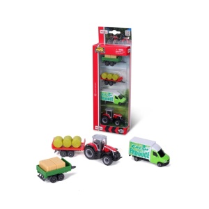 Maisto Set 4 Utilaje Agricole Massey - Img 2