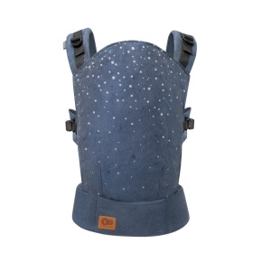 Marsupiu Ergonomic Kinderkraft Nino, Pana La 20 Kg, Confetti Denim - Img 2