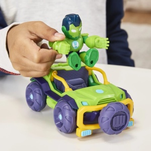 Marvel Iron Man Si Prietenii Sai Uimitori Set Vehicul Si Figurina Iron Hulk - Img 5