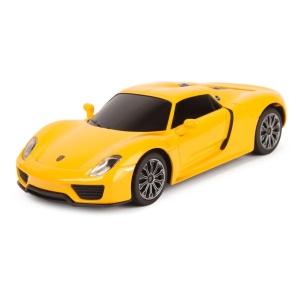 Masina Cu Telecomanda Porsche 918 Spyder Galben Cu Scara 1 La 24 - Img 2