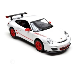 Masina Cu Telecomanda Porsche Gt3 Rs Alb Cu Scara 1 La 24 - Img 6
