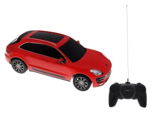 Masina Cu Telecomanda Porsche Macan Turbo Rosu Cu Scara 1 La 24 - Img 2