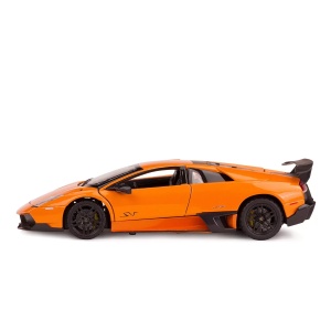 Masinuta Metalica Lamborghini Murcielago Lp670-4 Portocaliu Scara 1 La 24 - Img 5