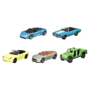 Matchbox Set 5 Masinute Metalice Mbx Blue Highways Ii Scara 1:64 - Img 2