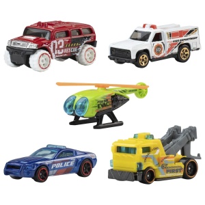 Matchbox Set 5 Masinute Metalice Rescue Emt Scara 1 La 64 - Img 2