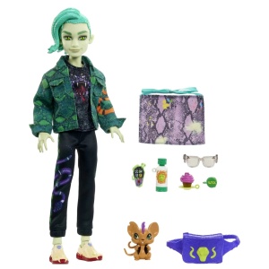 Monster High Papusa Deuce Gordon Cu Animalut Si Accesorii - Img 2