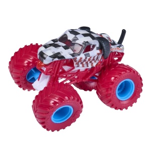 Monster Jam Pixel Punks Masinuta Metalica Monster Mutt Dalmatian Scara 1 La 64 - Img 4