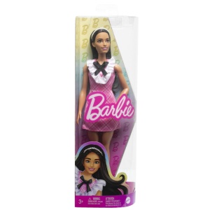Papusa Barbie Fashionista Bruneta Cu Bentita - Img 2