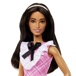 Papusa Barbie Fashionista Bruneta Cu Bentita - Img 3