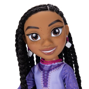Papusa interactiva Asha, personaj din animatia Disney Wish, include accesorii, 38 cm - Img 5