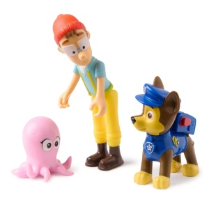 Patrula Catelusilor Set 3 Figurine Chase Si Capitanul Turbot - Img 3