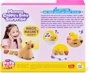 Pets Alive - Jucarie de plus interactiva, Mama Capybara si puii sai - Img 3