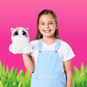 Pets Alive - Jucarie de plus interactiva pisica cu accesorii supriza, Smitten Kittens, Seria 2 - Img 7
