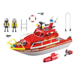 Playmobil - Barca De Salvare A Pompierilor - Img 3