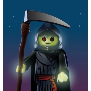 Playmobil - Dovleac de Halloween si Figurina moartea cu coasa - Img 5
