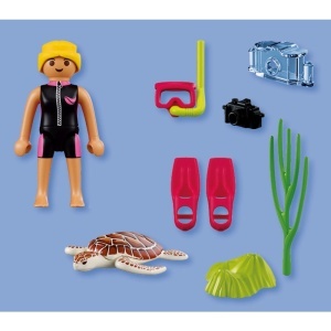Playmobil - Figurina scafandru si testoasa - Img 3